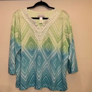 Alfred Dunner PXL Woman’s 3/4 sleeve Top